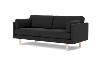 EJ220 Sofa, 2½ seater, 185 cm by Fredericia in Re-Wool 198, Oak soap treated, FSC Mix 70% – product photo 1 of 4