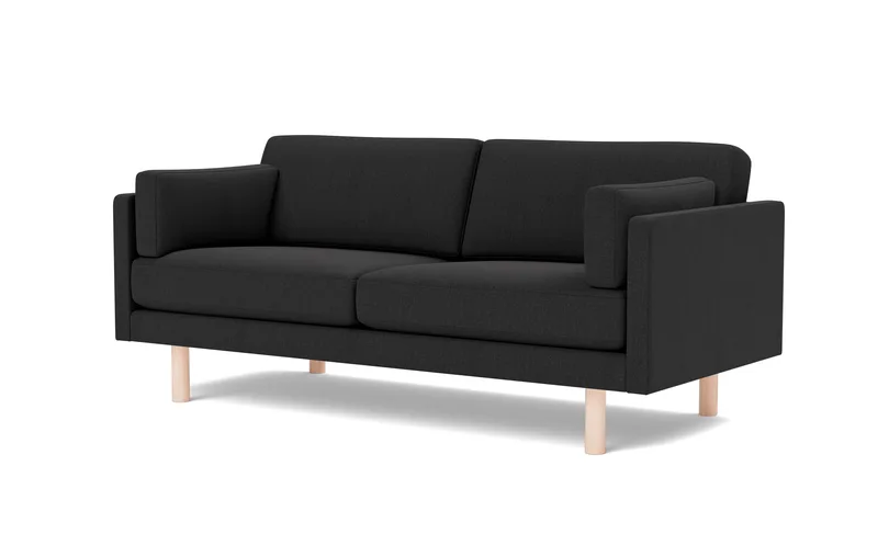 EJ220 Sofa, 2½ seater, 185 cm by Fredericia in Re-Wool 198, Oak soap treated, FSC Mix 70% – product photo 1 of 4