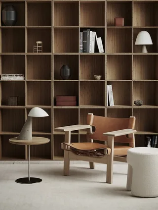 The Spanish Chair van Fredericia in Leather, natural, Oak soap, FSC Mix 70% – sfeerfoto 2 van 7