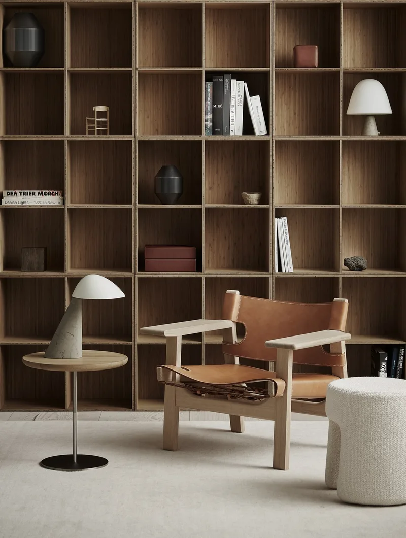 The Spanish Chair van Fredericia in Leather, natural, Oak soap, FSC Mix 70% – sfeerfoto 2 van 7