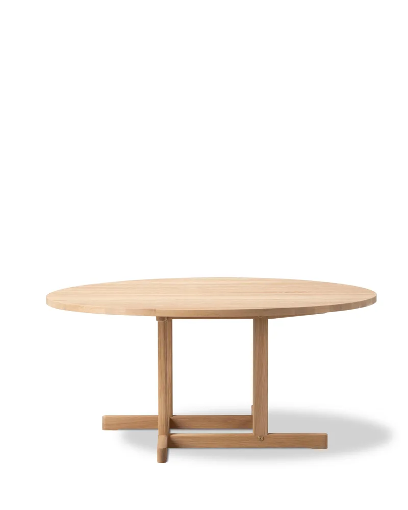 BM80 Mogensen Coffee Table, Ø120 cm de Fredericia en Oak light oil, FSC Mix 70% – photo du produit 2 sur 2