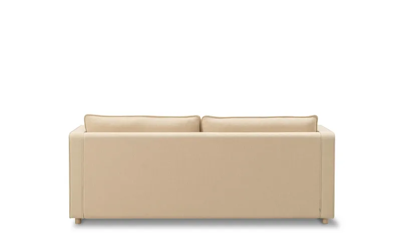 Jota Sofa, 2 seater, 185 cm by Fredericia in Vidar 323, Oak light oil, FSC Mix 70%, Arm cushions not included – product photo 2 of 4