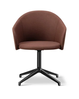 Gomo Armchair Swivel Base 4-star von Fredericia in Blazer CUZ4D, Dunalk, Black – Produktfoto 2 von 2