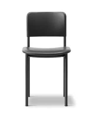 Plan Chair Fully Upholstered de Fredericia en Leather Omni 301, Black, Black – photo du produit 4 sur 4