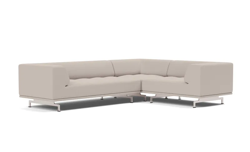 Delphi Elements - Configuration D von Fredericia in Steelcut Trio, 213, Brushed aluminium – Produktfoto 1 von 4