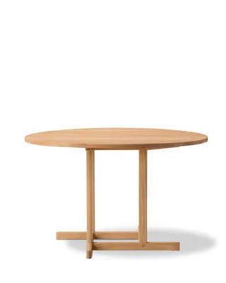BM80 Mogensen Shaker Table, Ø120 cm van Fredericia in Oak oil, FSC Mix 70% – productfoto 2 van 2
