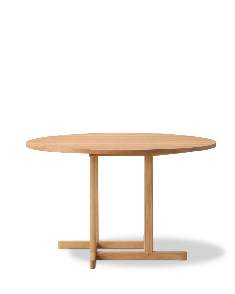BM80 Mogensen Shaker Table, Ø120 cm van Fredericia in Oak oil, FSC Mix 70% – productfoto 2 van 2