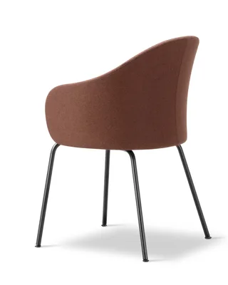 Gomo Armchair Tube Base von Fredericia in Blazer CUZ4D, Dunalk, Black – Produktfoto 3 von 4