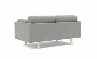 EJ220 Sofa, 2 seater, 163 cm de Fredericia en Re-Wool 128, Oak soap treated, FSC Mix 70% – photo du produit 3 sur 4