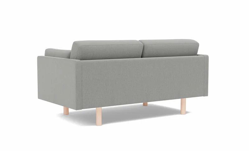 EJ220 Sofa, 2 seater, 163 cm de Fredericia en Re-Wool 128, Oak soap treated, FSC Mix 70% – photo du produit 3 sur 4