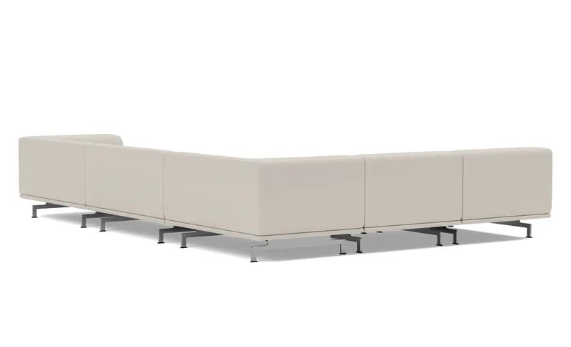 Delphi Elements - Configuration C van Fredericia in Steelcut Trio, 213, Brushed aluminium – productfoto 3 van 4