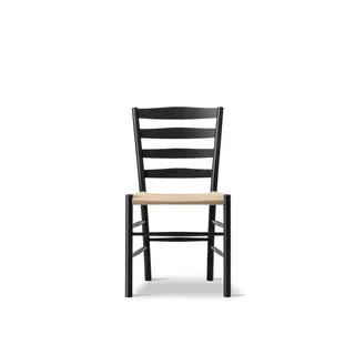 Klint Chair by Fredericia in Natural paper cord, Oak black lacquer, FSC Mix 70% – product photo 5 of 5