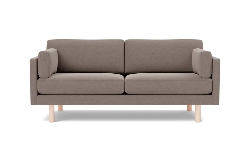 EJ220 Sofa, 2½ seater, 185 cm von Fredericia in Erik 9998 Broken Grey, Oak soap treated, FSC Mix 70% – Produktfoto 4 von 4