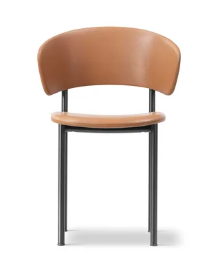 Plan Armchair by Fredericia in Leather Max 95, Cognac, Black – product photo 4 of 4
