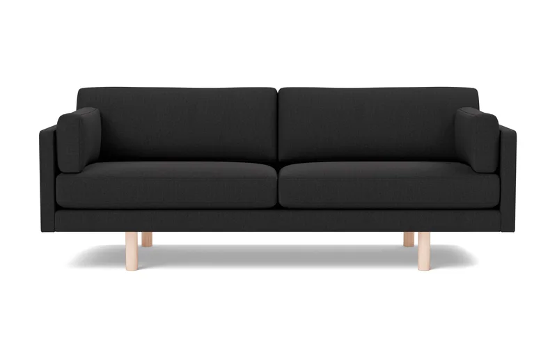 EJ220 Sofa, 3 seater, 212 cm by Fredericia in Re-Wool 198, Oak soap treated, FSC Mix 70% – product photo 4 of 4