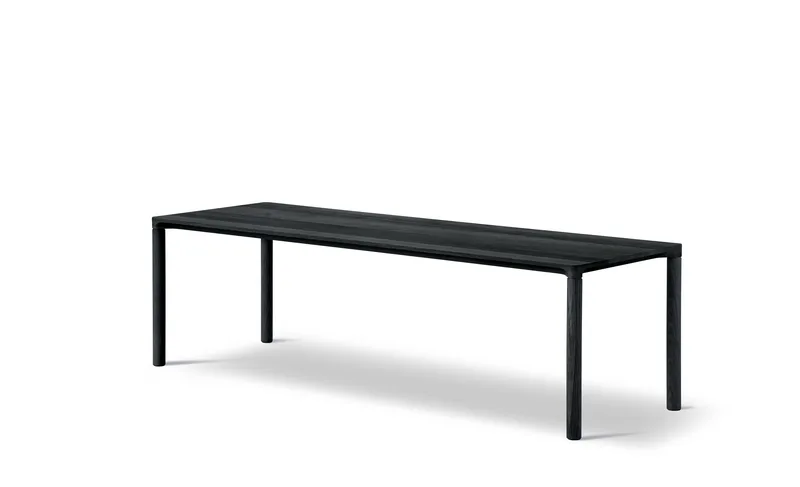 Piloti Wood, 120x39 cm von Fredericia in Oak black lacquer, FSC Mix 70%, 35 cm – Produktfoto 1 von 2