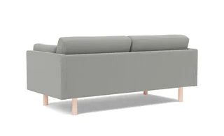 EJ220 Sofa, 2½ seater, 185 cm by Fredericia in Re-Wool 128, Oak soap treated, FSC Mix 70% – product photo 3 of 4