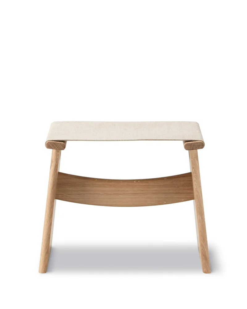 Seto Stool von Fredericia in Natural canvas, Oak light oil – FSC Mix 70% – Produktfoto 6 von 6