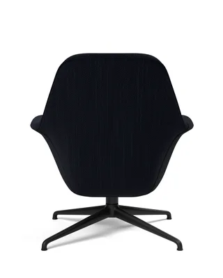 Swoon Lounge Petit Swivel base van Fredericia in Sunniva 192, Swivel base black – productfoto 2 van 4