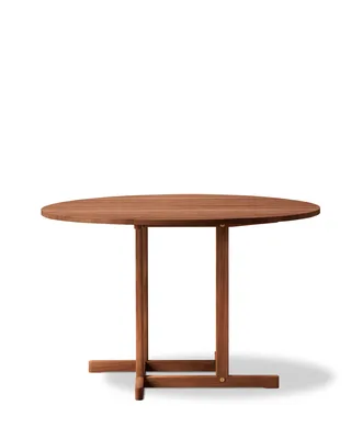 BM80 Mogensen Shaker Table, Ø120 cm van Fredericia in Smoked oak, olied, FSC Mix 70% – productfoto 2 van 2