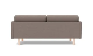 EJ220 Sofa, 2½ seater, 185 cm von Fredericia in Erik 9998 Broken Grey, Oak soap treated, FSC Mix 70% – Produktfoto 2 von 4