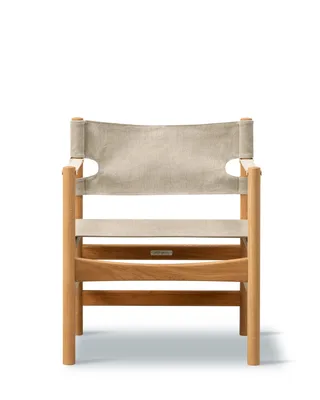 Canvas 21 Chair de Fredericia en Natural canvas, Oak oil, FSC Mix 70% – photo du produit 4 sur 4