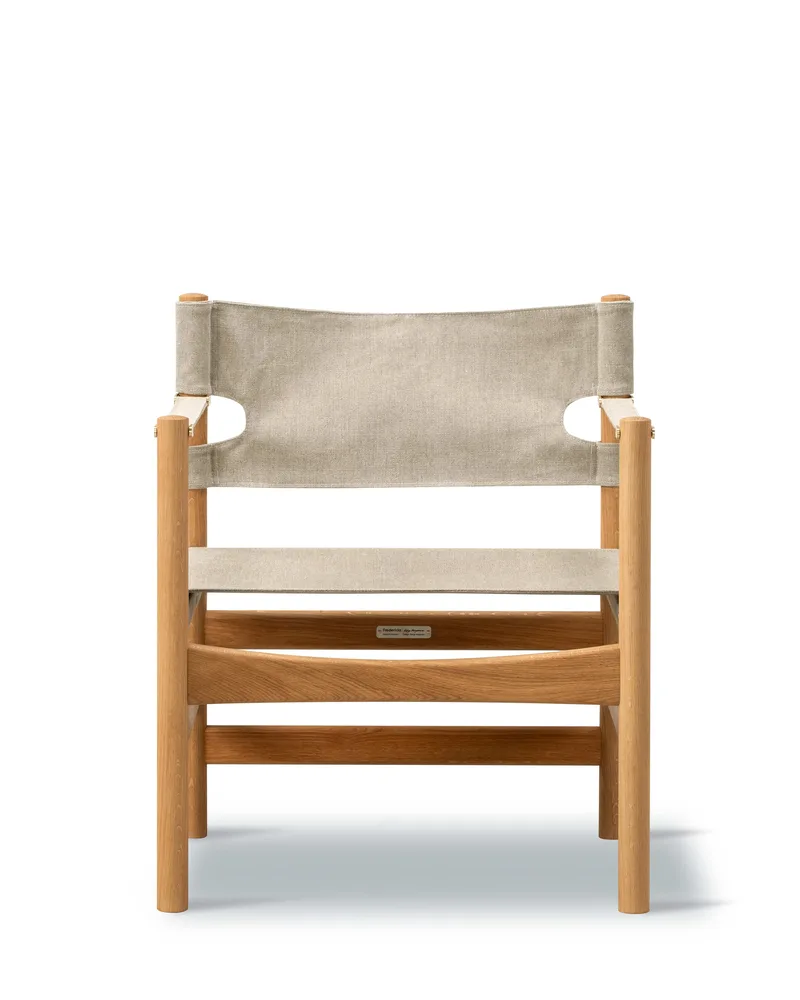 Canvas 21 Chair de Fredericia en Natural canvas, Oak oil, FSC Mix 70% – photo du produit 4 sur 4