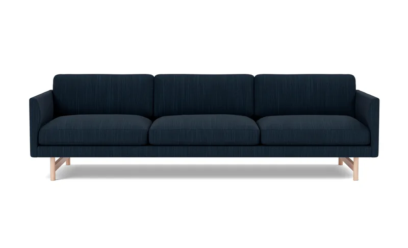 Calmo Sofa, 3 seater, 250 cm by Fredericia in Sunniva 783, Oak lacquer, FSC Mix 70% – product photo