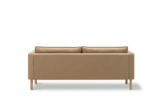 Jota Sofa on Legs, 2-pers., 185 cm by Fredericia in Mood 4104, Oak light oil, FSC Mix 70%, Arm cushions not included – product photo 2 of 4