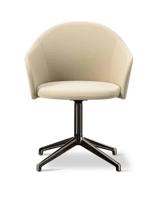 Gomo Armchair Swivel Base 4-star by Fredericia in Mylla 221, Flint – product photo 2 of 2