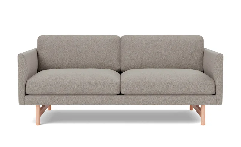 Calmo Sofa, 2 seater, 170 cm von Fredericia in Sunniva 717, Oak lacquer, FSC Mix 70% – Produktfoto