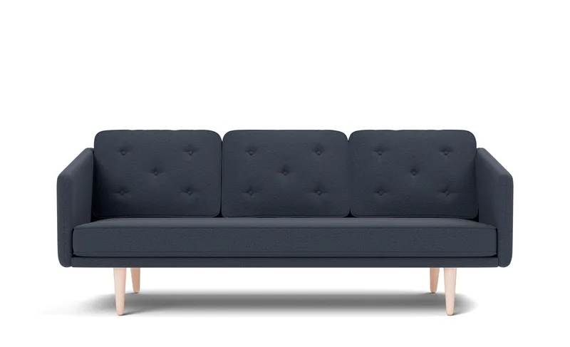 No. 1 Sofa, 3 seater, 206 cm von Fredericia in Bardal 780, Oak soap treated, FSC Mix 70% – Produktfoto