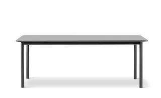 Plan Table by Fredericia in Black linoleum, Black, 200 × 100 cm, height 73 cm – product photo 2 of 2