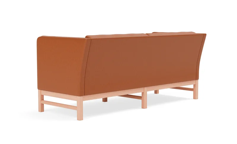 EJ315 Sofa, 2½ seater, 180 cm by Fredericia in Leather Max 95, Cognac, Oak light oil – product photo 3 of 4