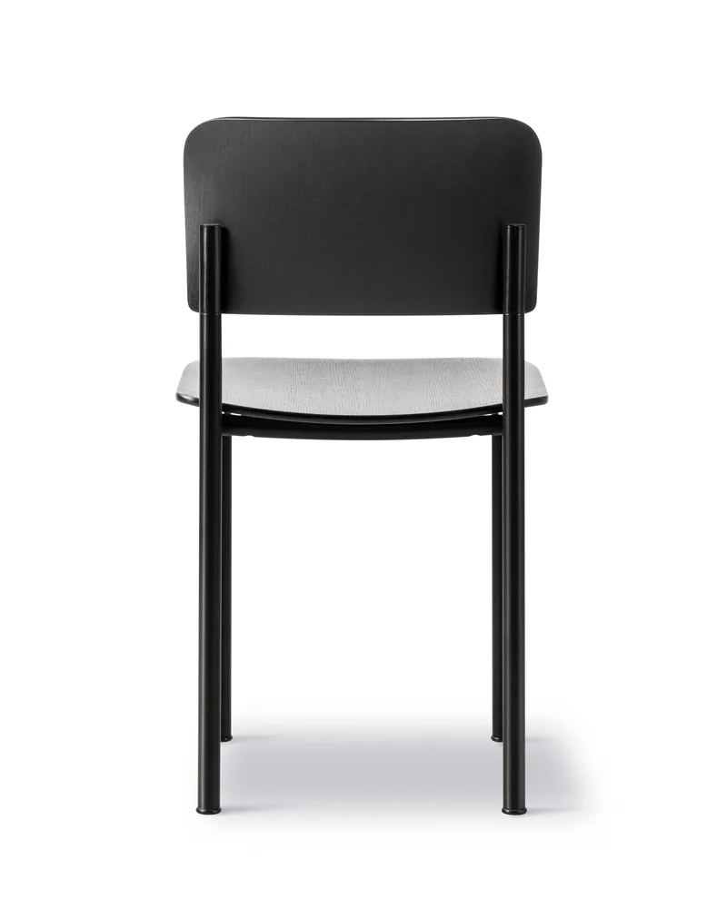 Plan Chair van Fredericia in Black ash, FSC Mix 70%, Black – productfoto 5 van 6