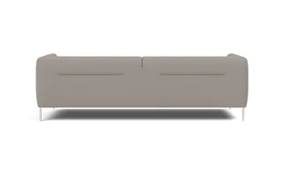 Konami Sofa, 2½ seater, 235 cm by Fredericia in Sisu 0125, Stainless steel, brushed – product photo 2 of 3