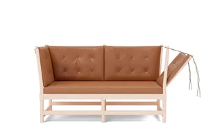 The Spoke-Back Sofa by Fredericia in Leather Max 95, Cognac, Oak soap, FSC Mix 70% – product photo 4 of 4