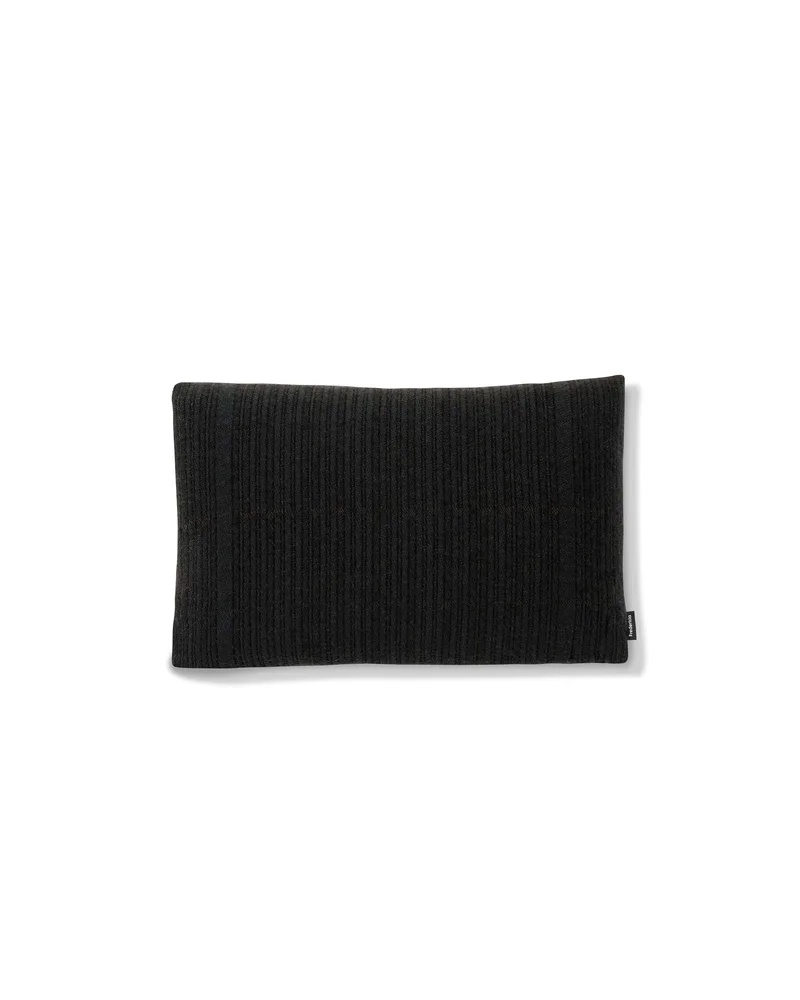 Grid Decorative Cushion by Fredericia in Black tone in tone – product photo 2 of 2