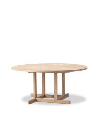 BM80 Mogensen Coffee Table, Ø120 cm de Fredericia en Oak soap, FSC Mix 70% – photo du produit 1 sur 2