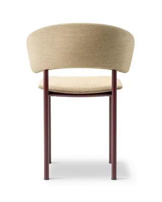 Plan Armchair de Fredericia en Steelcut Quartet 554, Bordeaux – photo du produit 3 sur 4