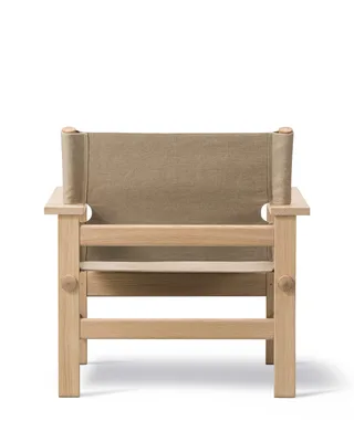 The Canvas Chair by Fredericia in Natural canvas, Oak light oil, FSC Mix 70% – product photo 3 of 6