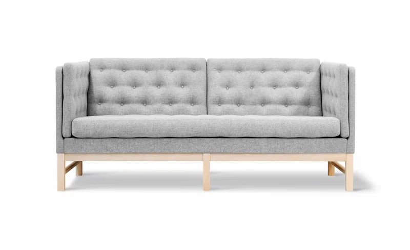 EJ315 Sofa, 2½ seater, 180 cm by Fredericia in Hallingdal 116, Oak soap treated – product photo
