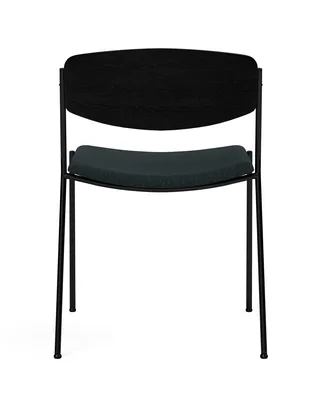 Lynderup Chair Seat upholstered by Fredericia in Connect 60999, Black ash, FSC Mix 70%, Black lacquer – product photo 2 of 4