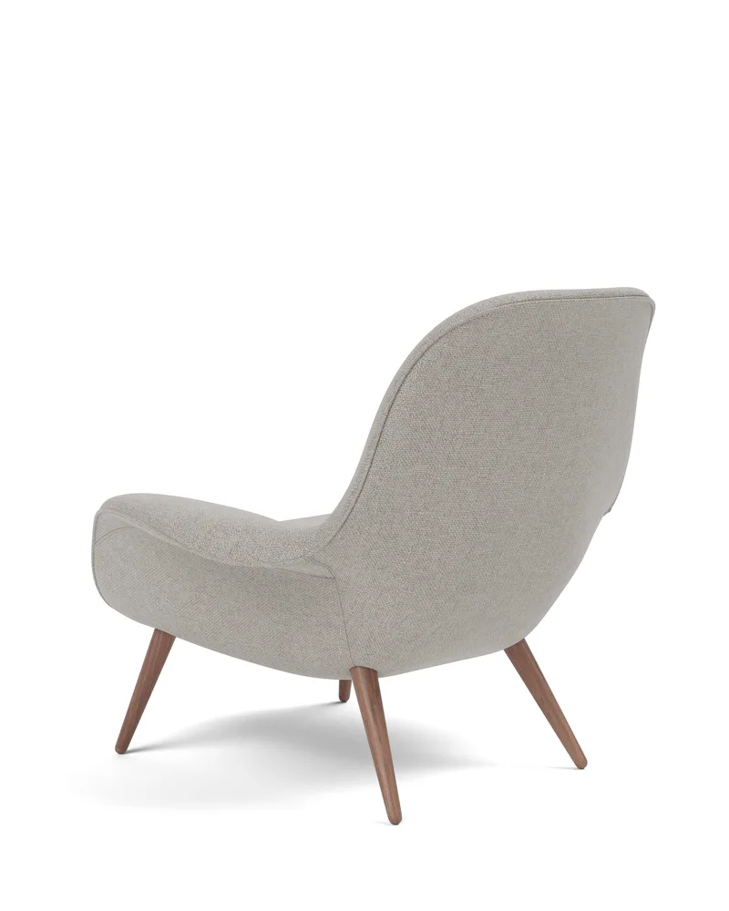 Swoon Lounge de Fredericia en Sunniva 717, Walnut lacquer – photo du produit 3 sur 4