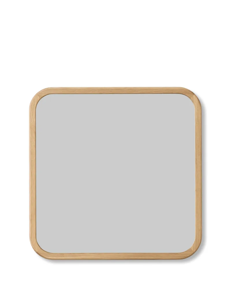 Silhouette Mirror 70x70 by Fredericia in Oak light oil – product photo