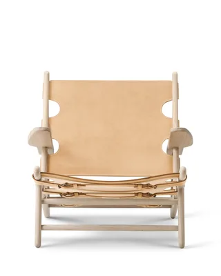 The Hunting Chair de Fredericia en Leather, natural, Oak soap, FSC Mix 70% – photo du produit 3 sur 3