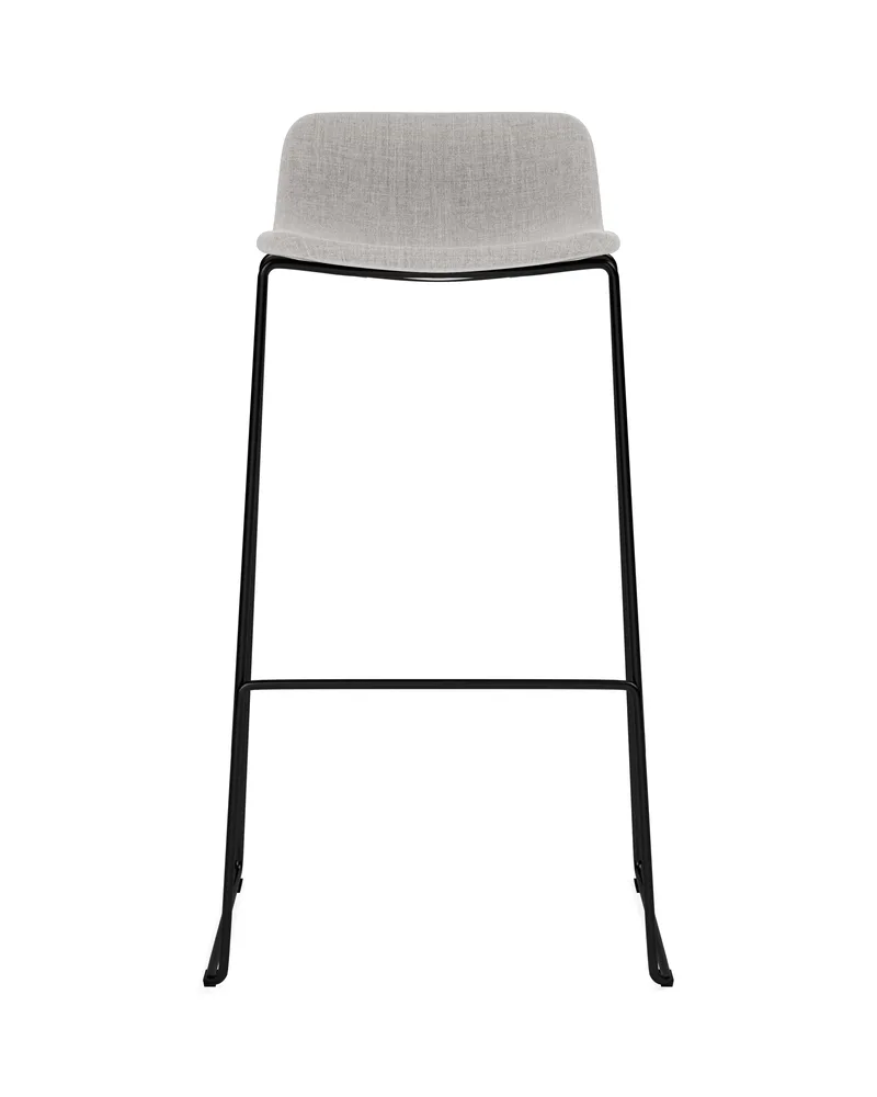 Pato Stool by Fredericia in Remix 123, Black, Sh 78 cm – product photo
