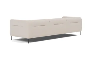 Konami Sofa, 3 seater, 277 cm by Fredericia in Sisu 0105, Black – product photo 3 of 4