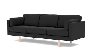 EJ220 Sofa, 3 seater, 212 cm von Fredericia in Re-Wool 198, Oak soap treated, FSC Mix 70% – Produktfoto 1 von 4