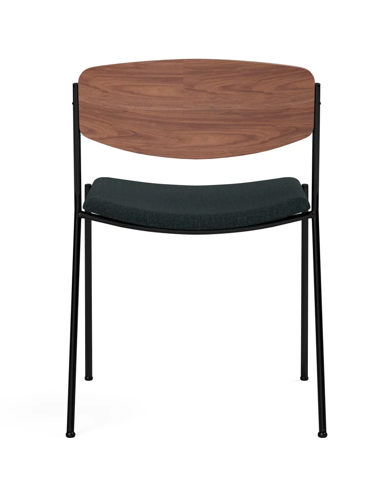 Lynderup Chair Seat upholstered by Fredericia in Connect 60999, Walnut lacquer, FSC Mix 70%, Black lacquer – product photo 2 of 4